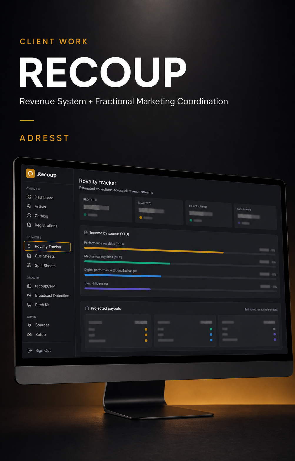 Recoup — Revenue System + Fractional Marketing Coordination