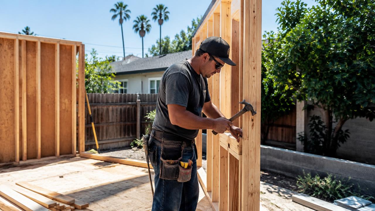 General Contractors at work in a Burbank, CA home