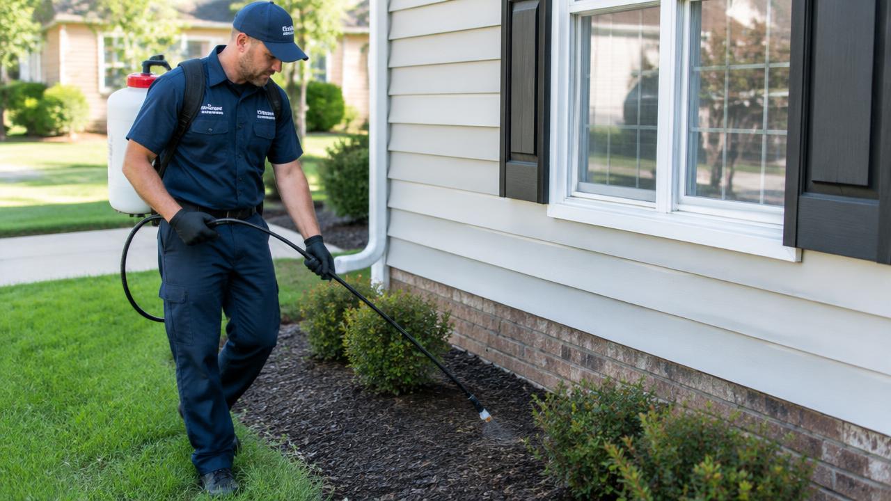 Pest Control Companies at work in a Burbank, CA home